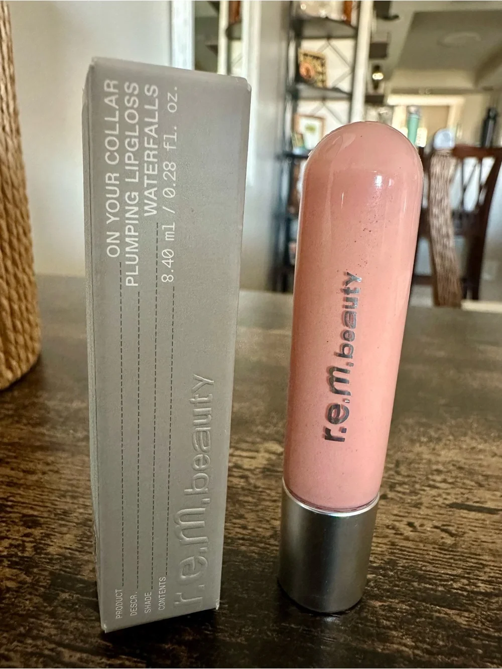r.e.m. beauty On Your Collar Plumping Lip Gloss — Waterfalls